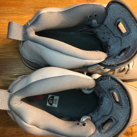 Gray Boys Air Jordans - Picture 4 of 4